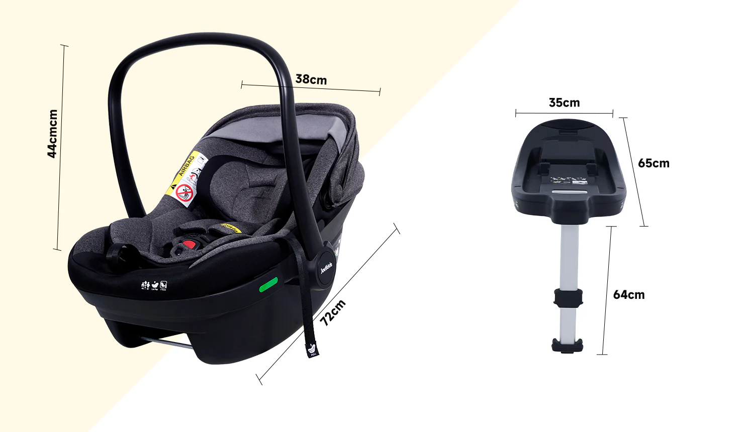 Nôi ô tô cho bé Aria