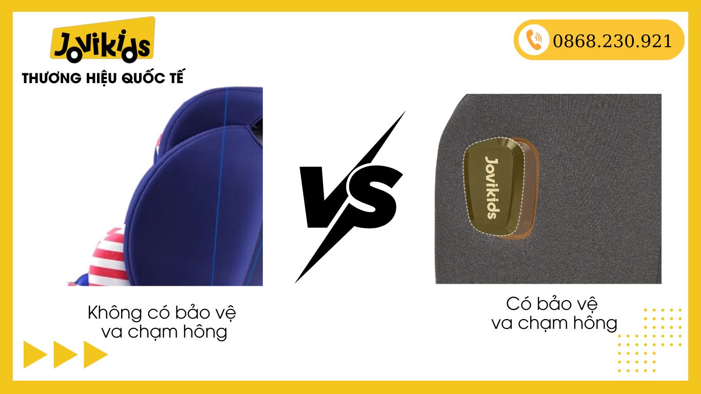 So sánh giữa có và không có va chạm hông