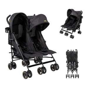 Xe đẩy trẻ em đôi Jovikids gấp gọn một tay cho bé 0-36 tháng